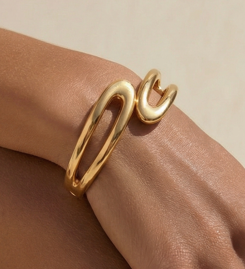 Bracelet Jonc Rose - Madi Babe