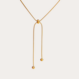 Collier Cascade Dorée