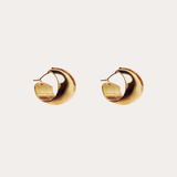 Boucles d'Oreilles Demi-Lunes d'Or