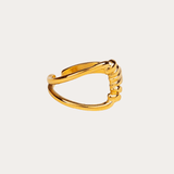 Bague Onde Dorée