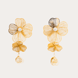 Boucles d'Oreilles Fleurie