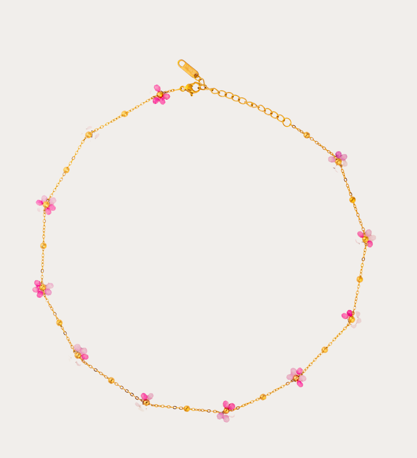 Collier Flor Dégradé Rose