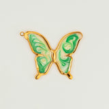 Charm Papillon Émeraude