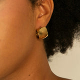 Boucles d'Oreilles Demi-Lunes d'Or